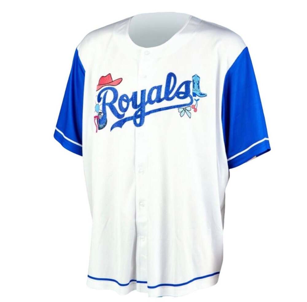 Kansas City Royals 2025 Ladies Night TGAPSB Promotional Jersey Size Medium